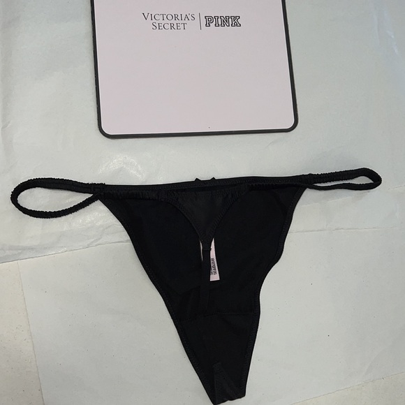 (L) Victoria's Secret Rhinestones Star VString Panty - Picture 11 of 14